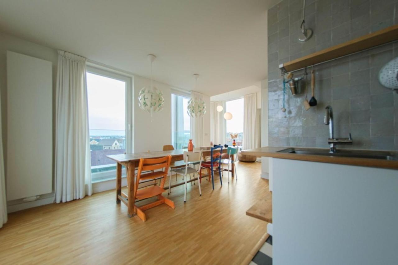 Stijlvolle En Lichtrijke Design Penthouse Met Prachtig Uitzicht Te Wenduine Apartment De Haan Exterior photo